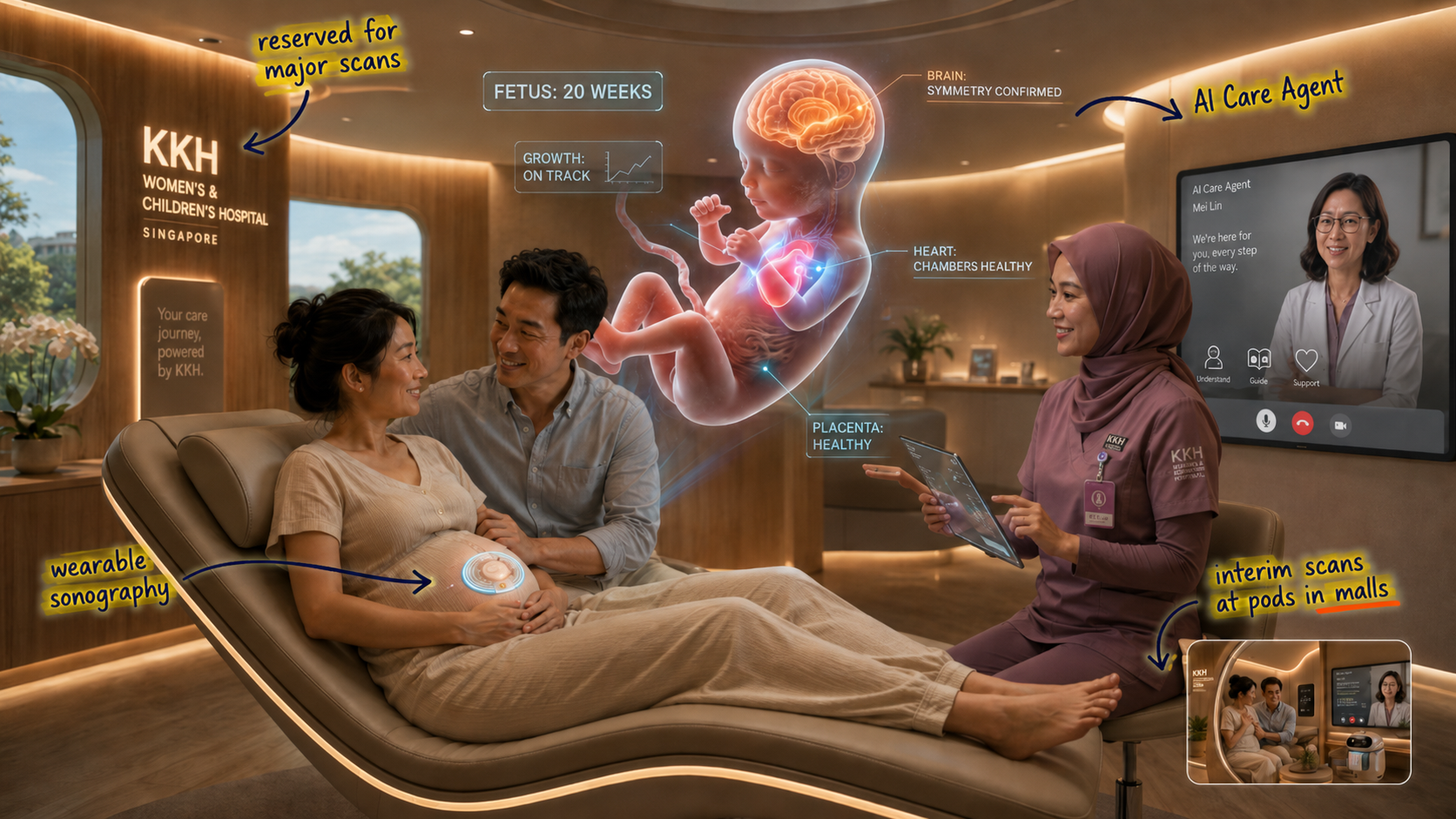 Future care vision: hospitals that do not feel sterile