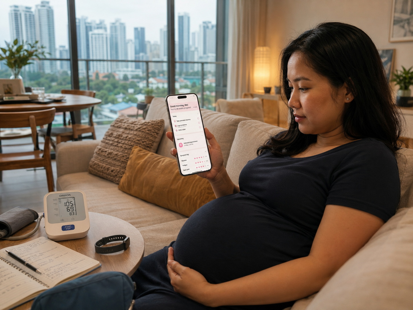 Current self-monitoring app and device use
